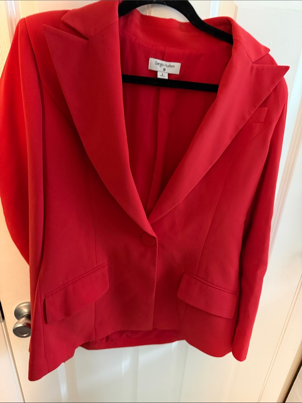 Sergio Hudson X Target Women's Red Blazer Jacket sz Small
